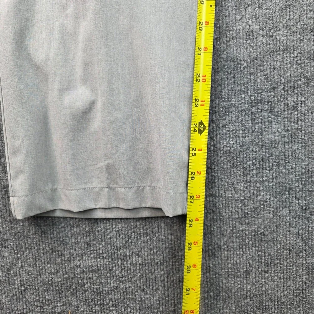 Adidas Mens Golf Pants Light‎ Gray 36x30 Flat Front Performance Stretch